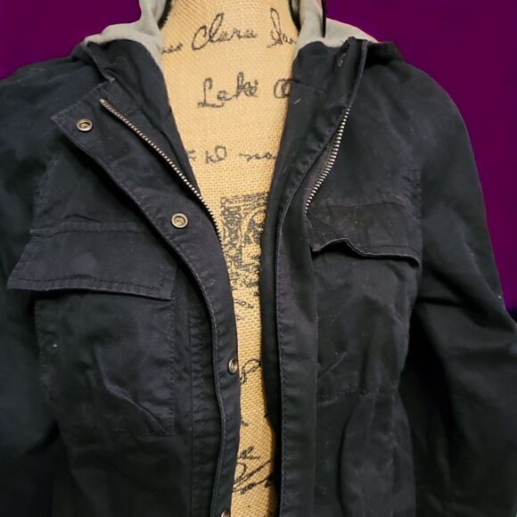 Old Navy Black Double Closure Jacket Size S - Picture 4 of 6